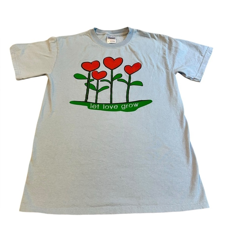 Let Love Grow Womens T Shirt Size Small - Picture 2 of 6
